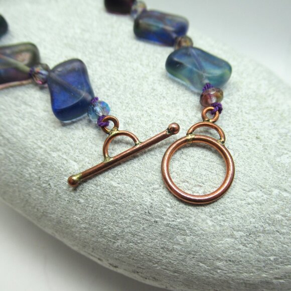 Uranium glass bracelet - Picture 6 of 10